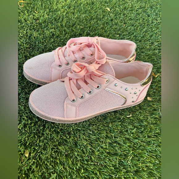 FOREVER COMFORT Pink Women's Sneakers Size 7.5 - Picture 8 of 9